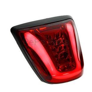 Vespa | Achterlicht LED Vespa Sprint / Primvera rand zwart mat - rood glas +e-keur DMP 