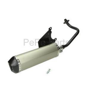Aluminium Akrapovic Scooter Uitlaat ✪ Sportieve Look ✪ voor Piaggio ZIP ▻ Laagste Prijs (✓), Snelle Levering (✓) en