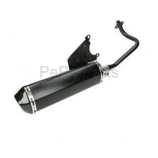 uitlaat (mod akrapovic) lx/lx4t2v/prima/sprint zwart