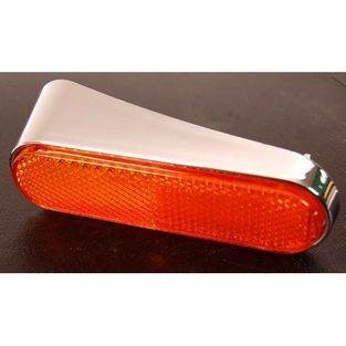 Vespa | reflector met houder lxv / vespa lx chroom links achter origineel 584083 