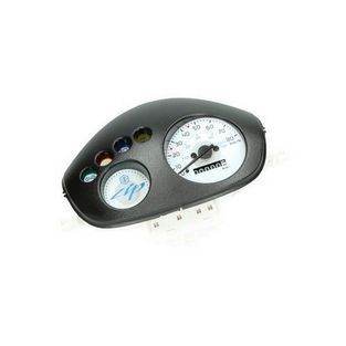 kilometer teller set witte wijzerplaat piaggio zip 4-takt / zip>09 piaggio origineel 640018