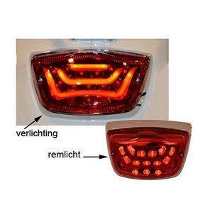 achterlicht led lx / lxv / s rood DMP