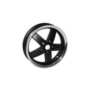 velg vespa lx/vespa lxv/s zwart mat/gepolijst achter origineel
