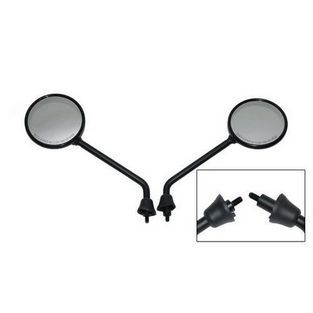 Vespa | spiegels model origineel schroefdraad vespa lx links en rechts zwart mat 