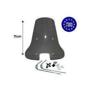 Vespa S Hoog Windscherm (Smoke) met Bevestigingsset