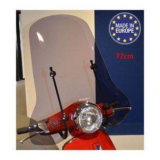windscherm met bevestigingsset hoog (origineel model) vespa primavera smoke