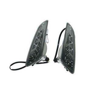 knipperlichtset knipper en dagrijverlichting led vespa primavera/sprint smoke links/rechts voor DMP