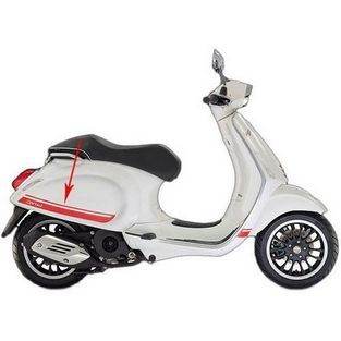 stickerset vespa primavera / sprint rood origineel 605944m00r