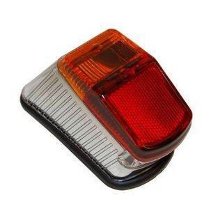 achterlicht model orgineel kreidler oud type rood / chroom