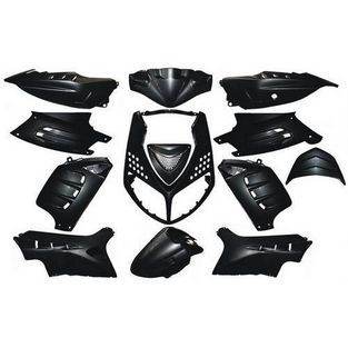 Kappenset special peugeot speedfight 2 zwart metallic DMP 13-delig
