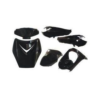 Kappenset special vivacity sportline zwart metallic DMP 6-delig