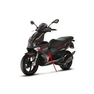 Piaggio | verwarmingsrooster runner rst zwart links piaggio orgineel 949443000c 