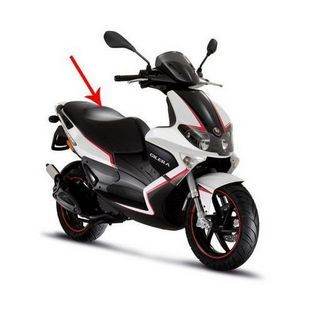 Gilera | zadel gilera runner pro zwart piaggio orgineel 562886 
