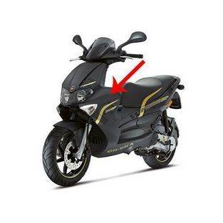 Piaggio | voorkap gilera runner rst zwart meteora 94 piaggio origineel 65498500ng 