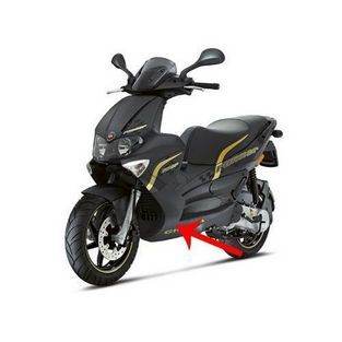 Piaggio | onderspoiler runner rst zwart meteora 94 piaggio orgineel 656523 