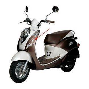 Sym | voorkap sym mio bruin origineel 6430g-a70-000-ah 