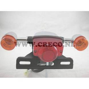 Achterlicht retro chroom