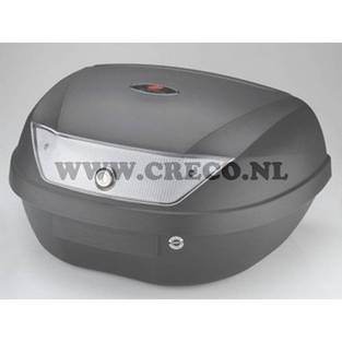 Robuuste Scooter Topkoffer met Reflectorglas (51 Liter)