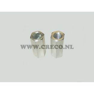 uitlaat moer m6  vespa sprint  lx zip