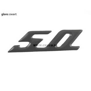 Embl 50 new like mat zwart specia