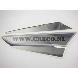 sticker kymco agility beenschild links blauw