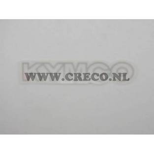 sticker beenschild vp50 kymco zwart